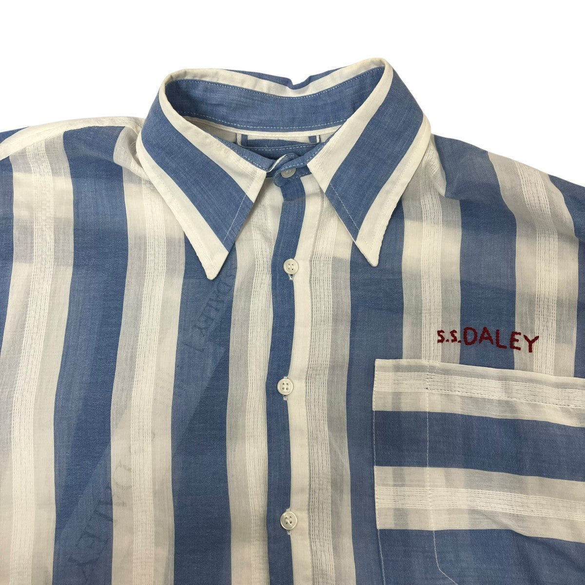 S．S． DALEY JUPP SHIRTストライプシャツ 古着・中古-3枚目のアイテム画像
