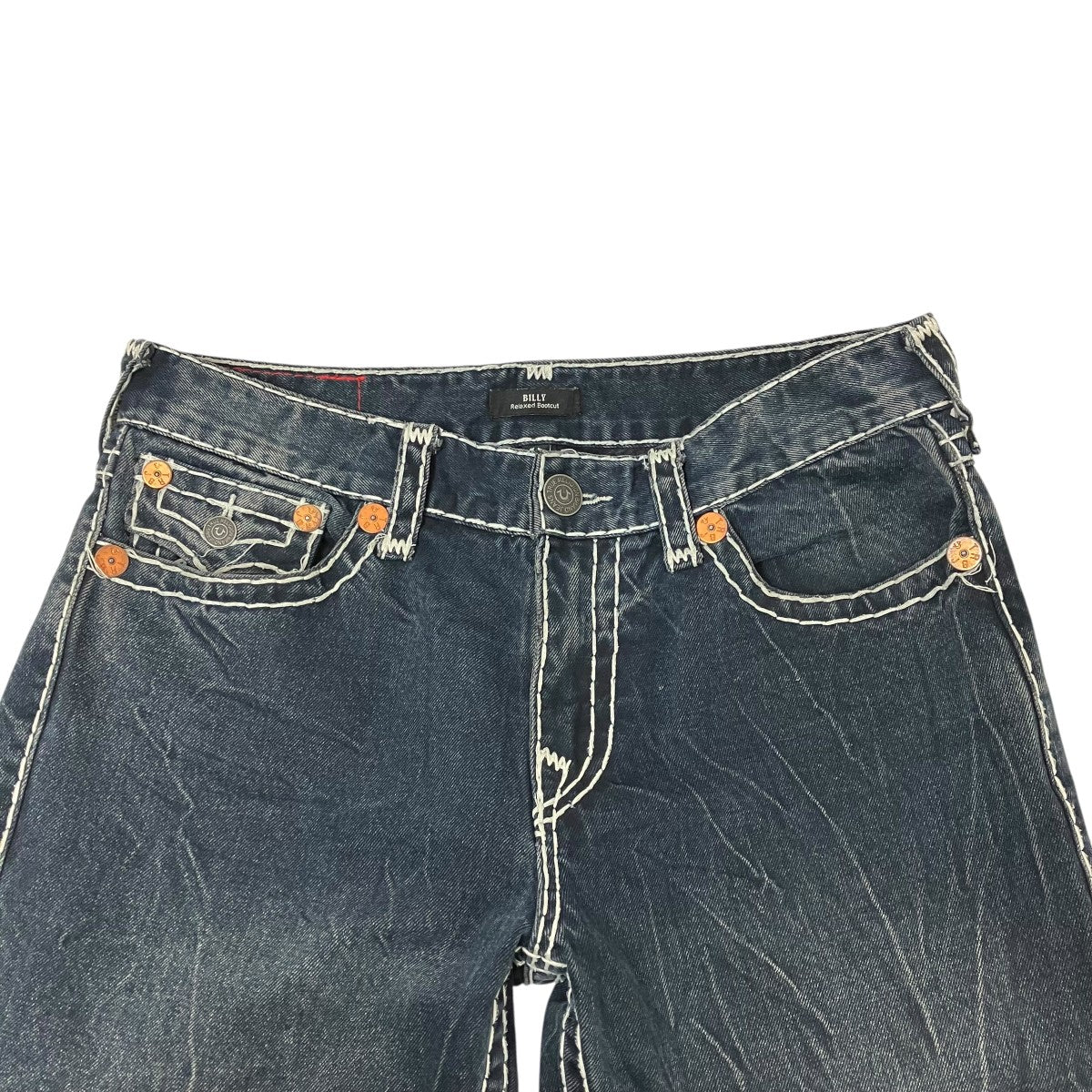 TRUE RELIGION BILLY FLAP BOOTCUTデニムパンツ56161-00 古着・中古-3枚目のアイテム画像