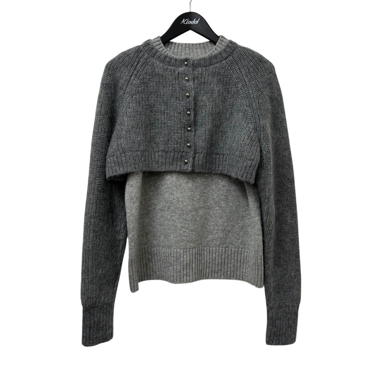 sacai ニットカーディガン22-06242 古着・中古-1枚目のアイテム画像