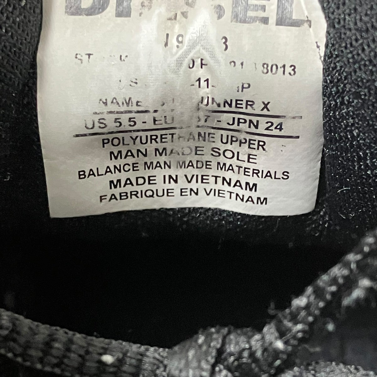 DIESEL スニーカーS-D-RUNNER X 古着・中古-9枚目のアイテム画像