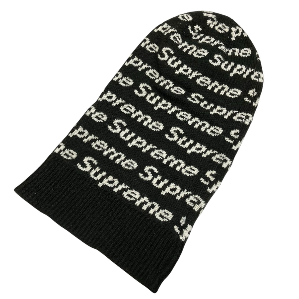 Supreme×New Era Repeat Black Balaclavaニット帽 古着・中古-2枚目のアイテム画像