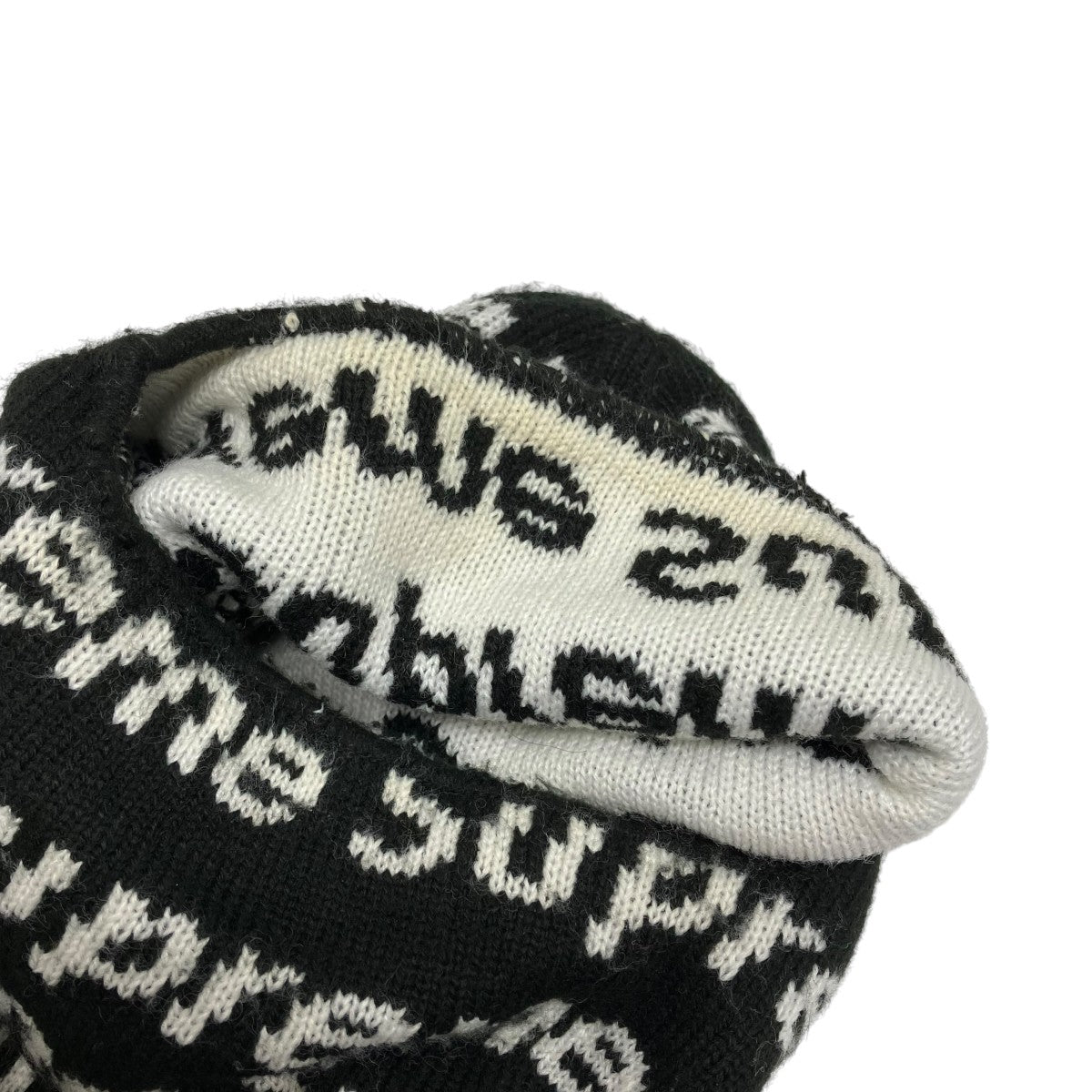Supreme×New Era Repeat Black Balaclavaニット帽 古着・中古-6枚目のアイテム画像