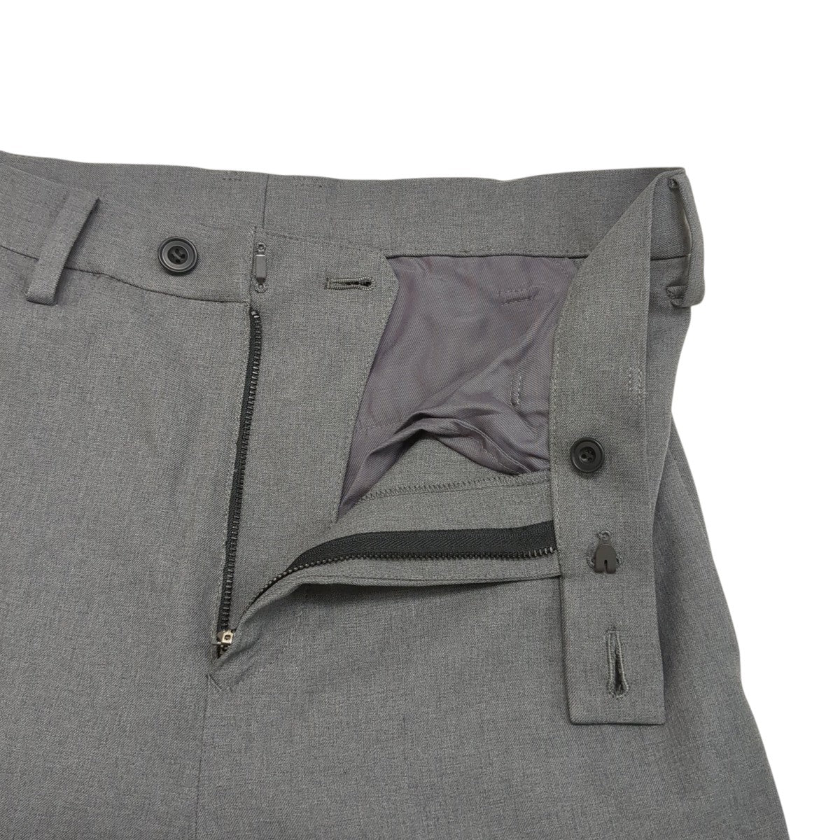 ato RECYCLE POLYESTER STRAIGHT PANTS GRAYスラックスAM26A-P05 古着・中古-5枚目のアイテム画像
