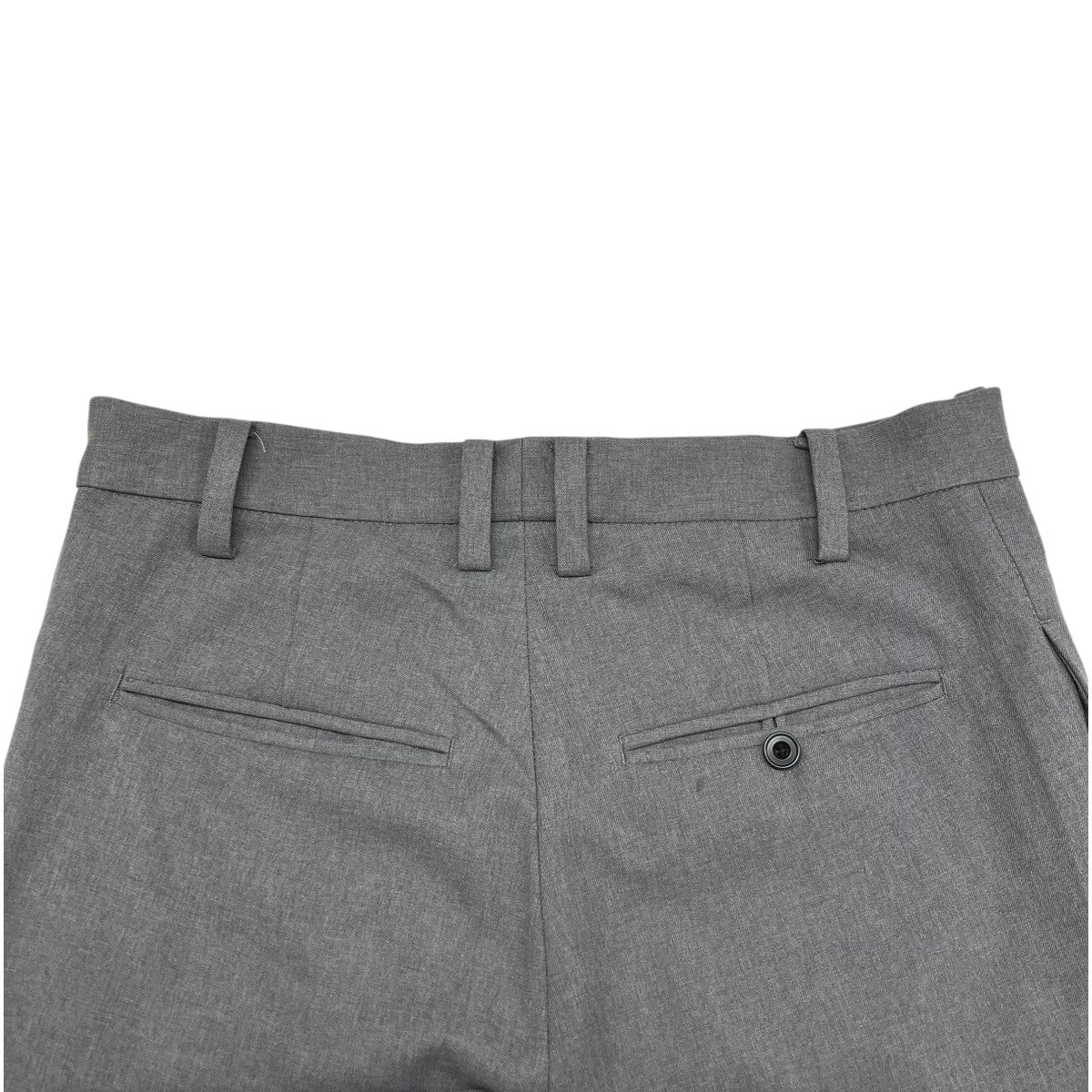 ato RECYCLE POLYESTER STRAIGHT PANTS GRAYスラックスAM26A-P05 古着・中古-4枚目のアイテム画像