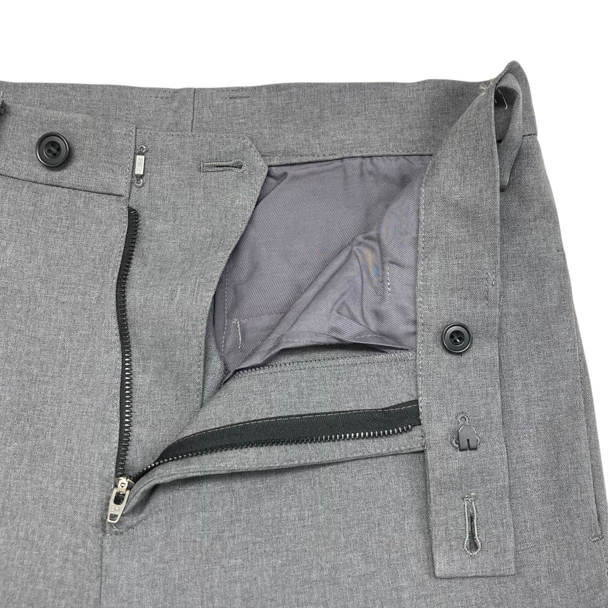 ato RECYCLE POLYESTER STRAIGHT PANTS GRAYスラックスAM26A-P05 古着・中古-5枚目のアイテム画像