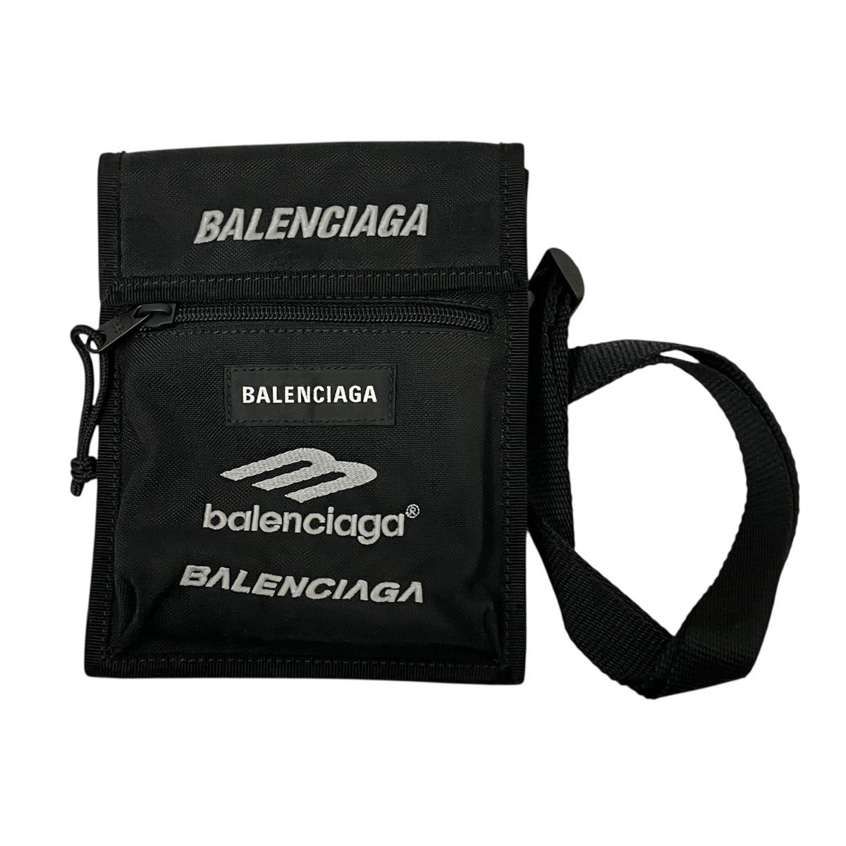 BALENCIAGA 製造番号なし Logo Exploreショルダーバッグ655982 古着・中古-1枚目のアイテム画像