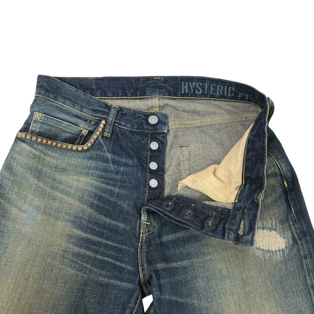Hysteric Glamour デニムパンツ02241AP16 古着・中古-4枚目のアイテム画像