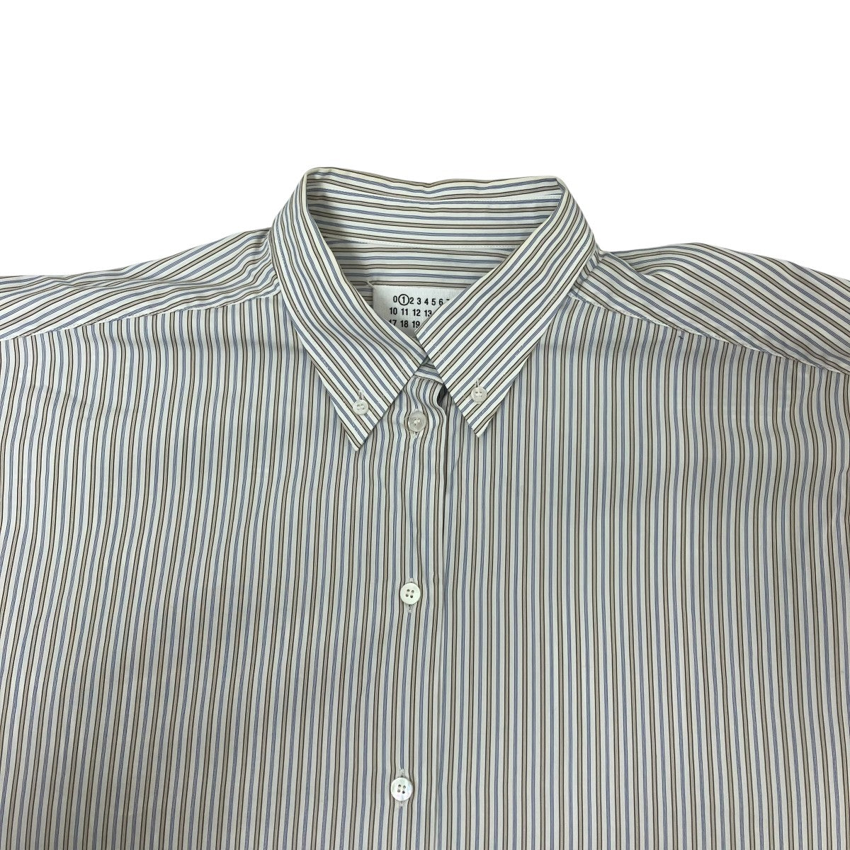Maison Margiela ストライプシャツS51DL0230 古着・中古-3枚目のアイテム画像