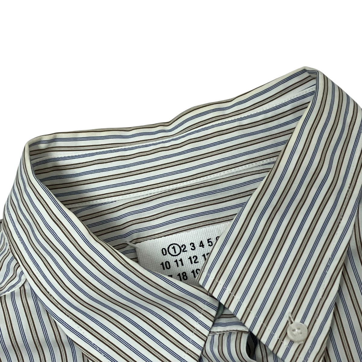 Maison Margiela ストライプシャツS51DL0230 古着・中古-5枚目のアイテム画像