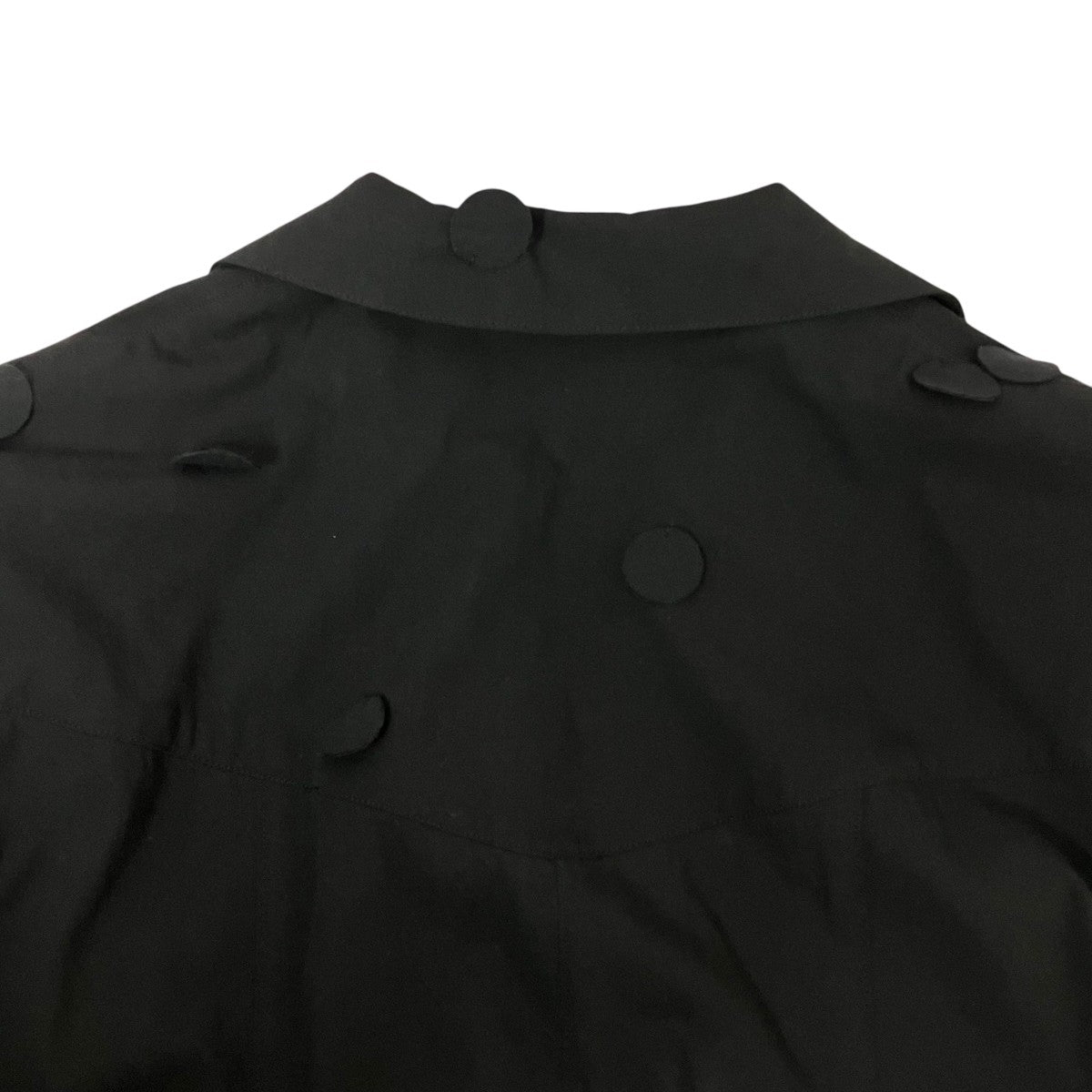 AKIRA NAKA Martha dot panel safari dressコートAR2321-BK 古着・中古-4枚目のアイテム画像