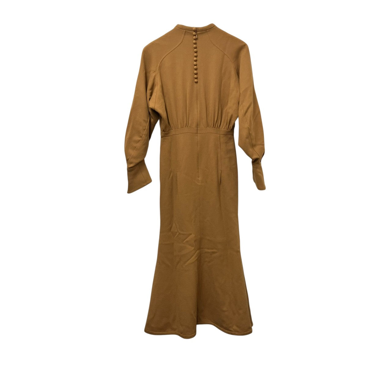 mame kurogouchi Wool Georgette Flare DressワンピースMM21FW-DR050 古着・中古-2枚目のアイテム画像