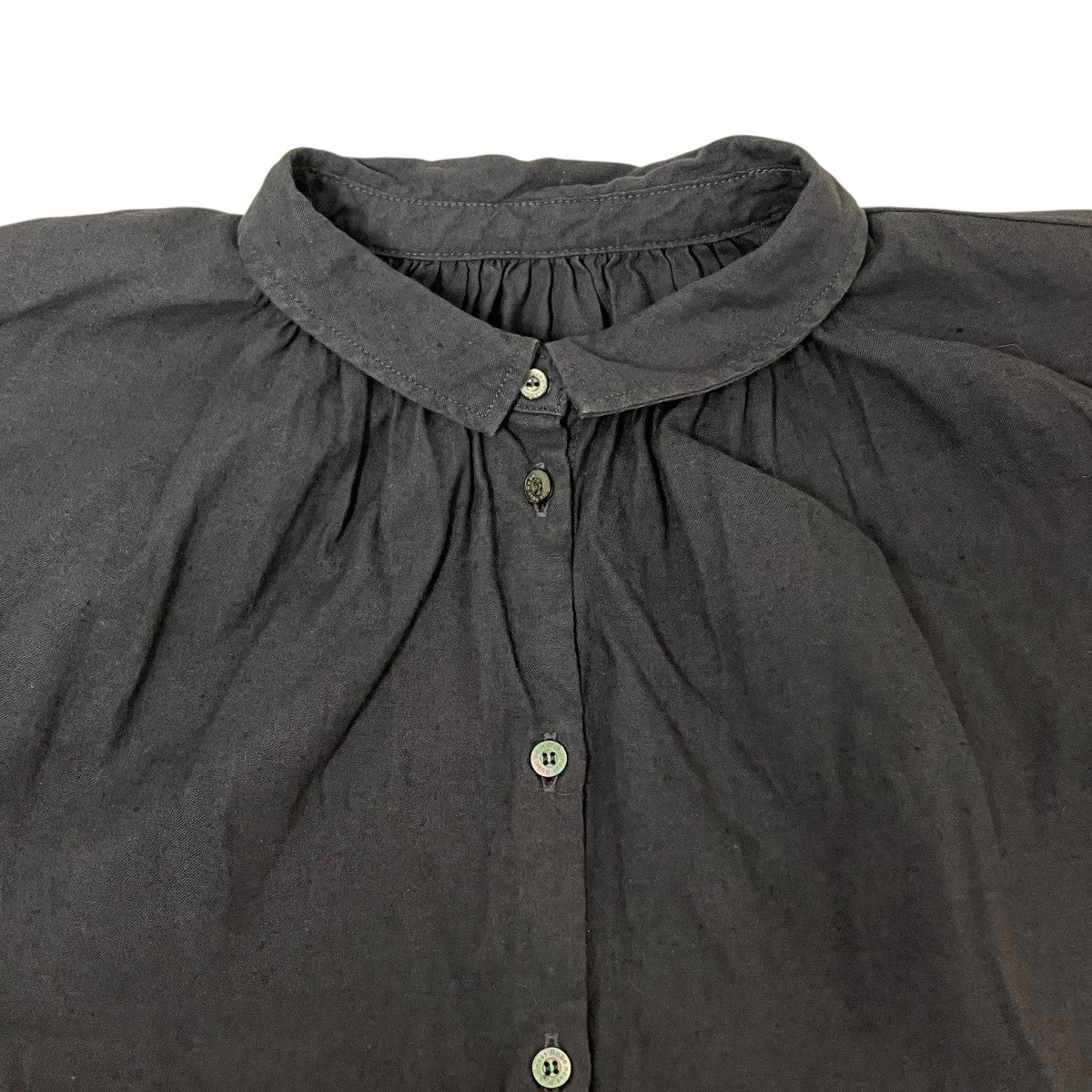 nest Robe(ネストローブ) 25AW起毛ギャザーブラウスシャツブラウス