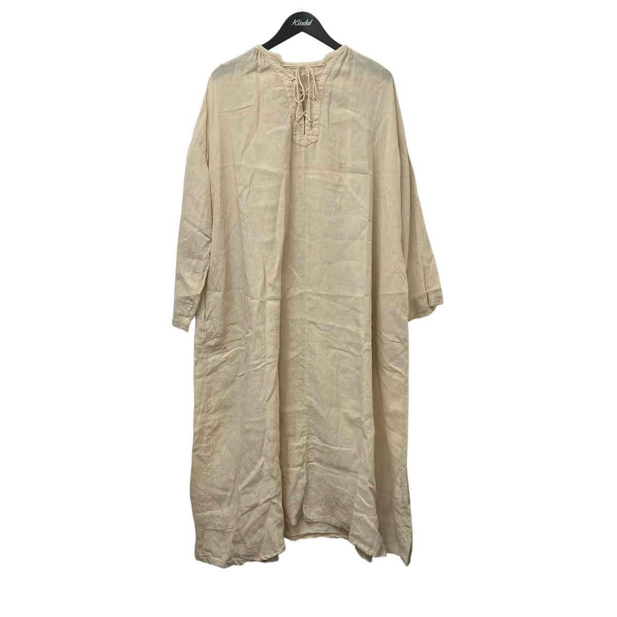 nest Robe 25SS近江晒し 重ねギャザーワンピース01251-1076 古着・中古-1枚目のアイテム画像