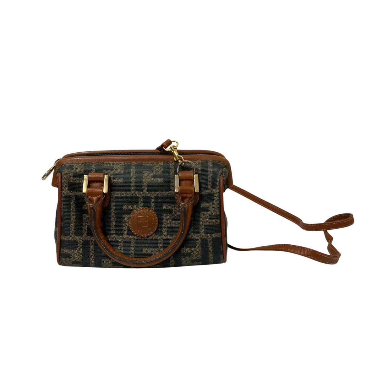 FENDI ズッカ 2WAYミニショルダーバッグ 古着・中古-1枚目のアイテム画像