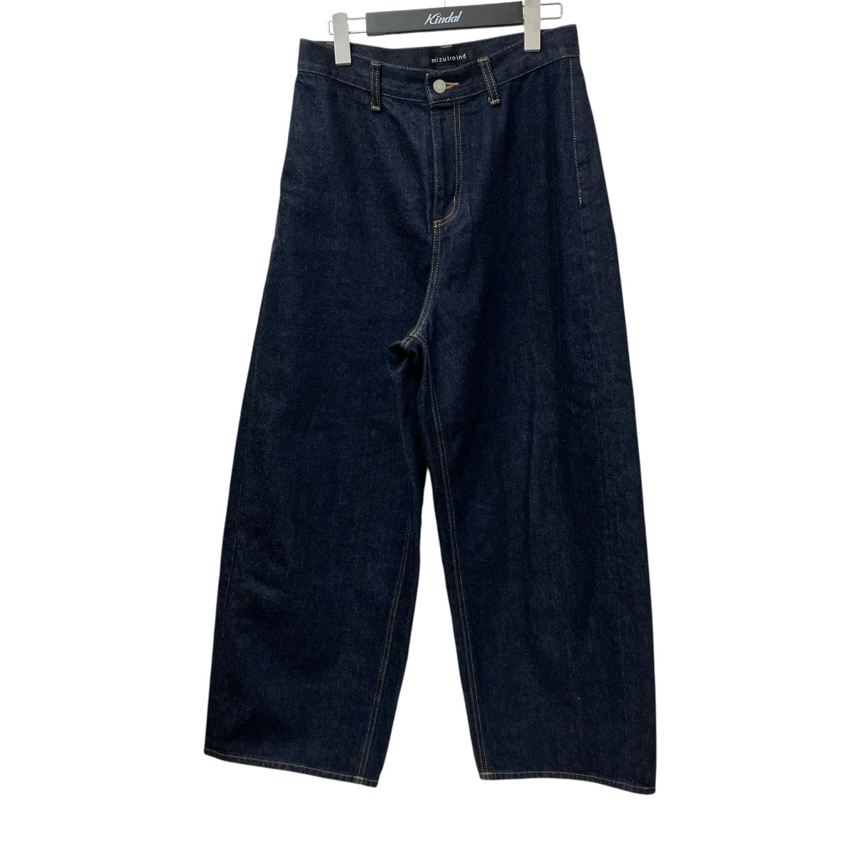 mizuiro-ind ハイウェストワイドデニムパンツ 古着・中古-1枚目のアイテム画像