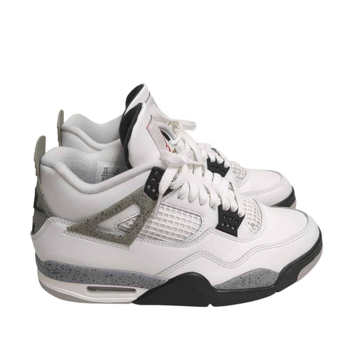 AIR JORDAN 4 RETRO WHITE CEMENTスニーカーFV5029-100