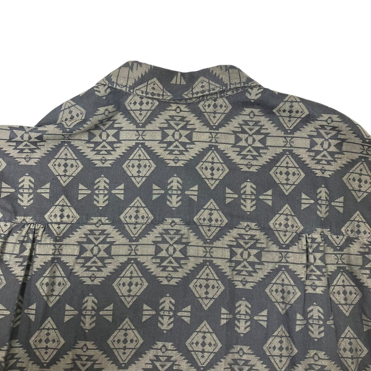 YOHJI YAMAMOTO 左二重柄ガウンBコートHJ-B66-015 古着・中古-4枚目のアイテム画像