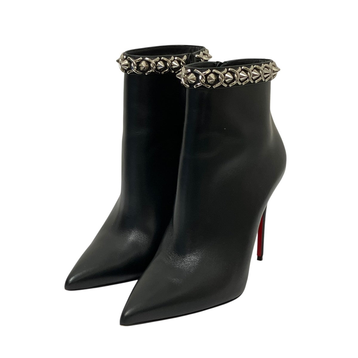 Christian Louboutin スタッズショートブーツ 古着・中古-1枚目のアイテム画像