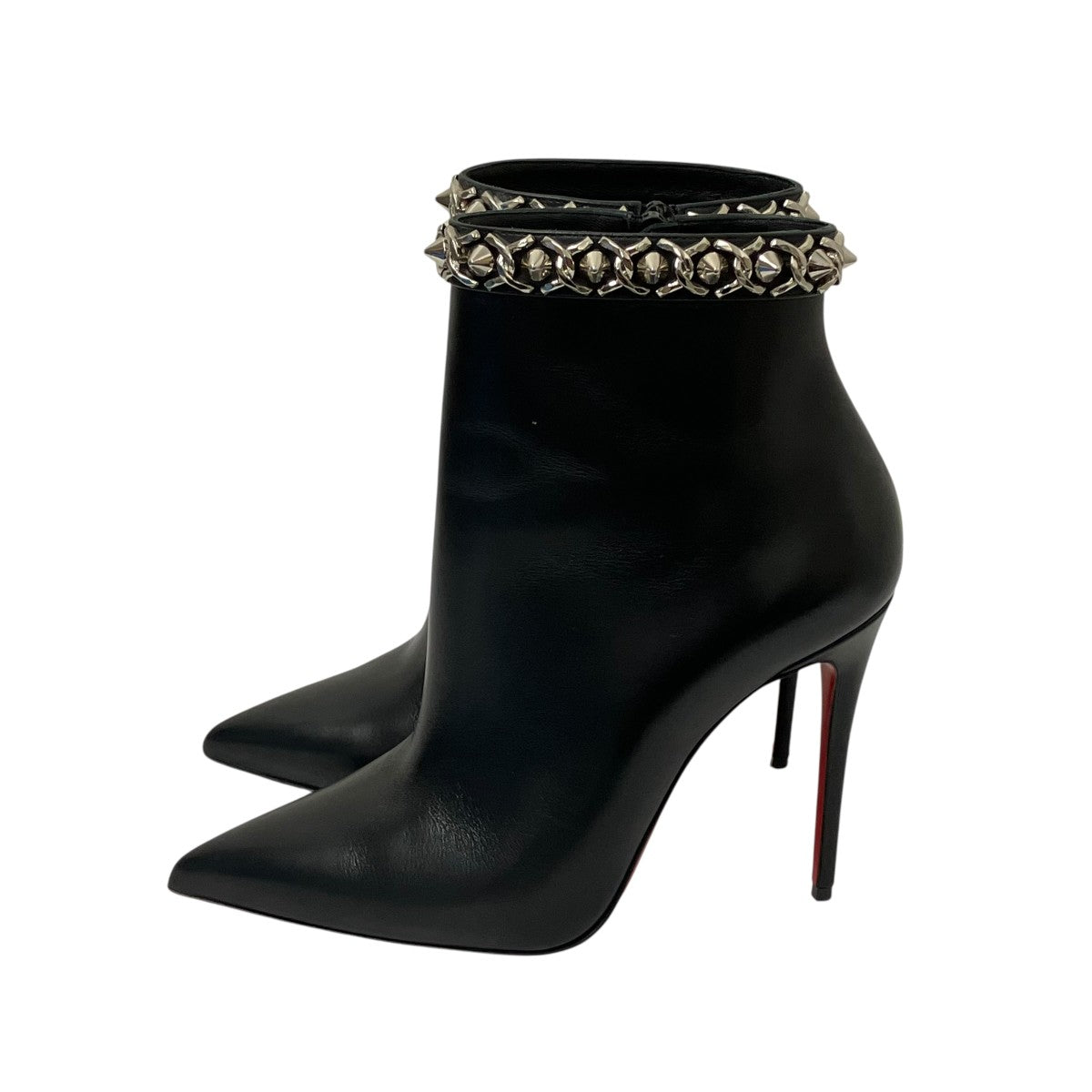 Christian Louboutin スタッズショートブーツ 古着・中古-2枚目のアイテム画像