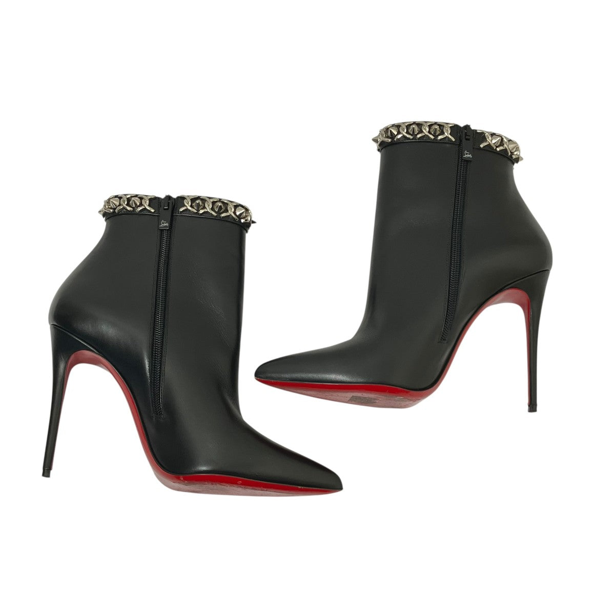 Christian Louboutin スタッズショートブーツ 古着・中古-8枚目のアイテム画像