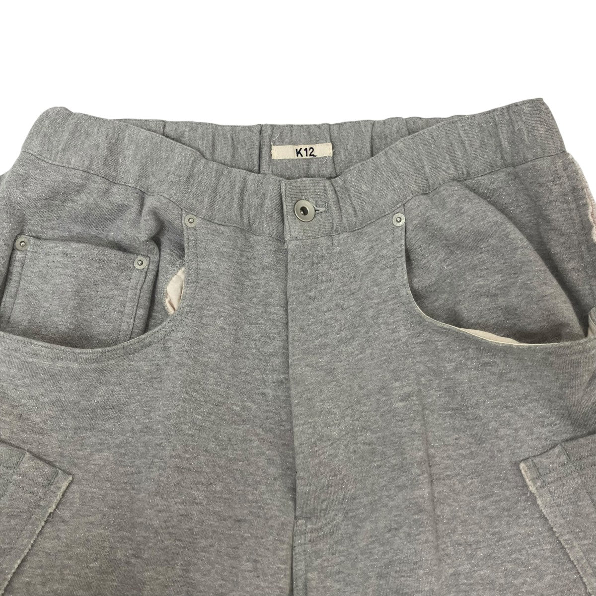 KHOKI(コッキ) Twist Cropped Pantsスウェットパンツ25ss-p-14-1 25ss