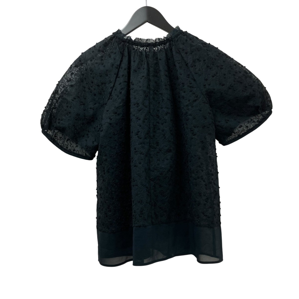 シアー刺繍ブラウス6521-299-1319