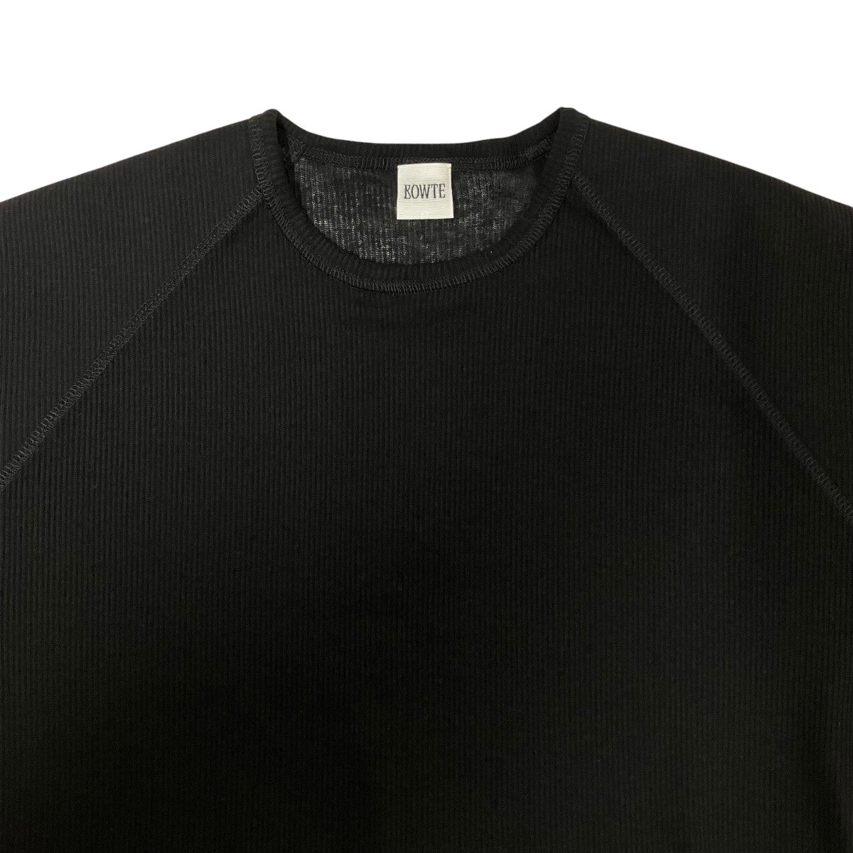 BOWTE 26SSORGANIC RIB DRY JERSEY PADDED SHOULDER-Tカットソー261-02-0002 古着・中古-3枚目のアイテム画像