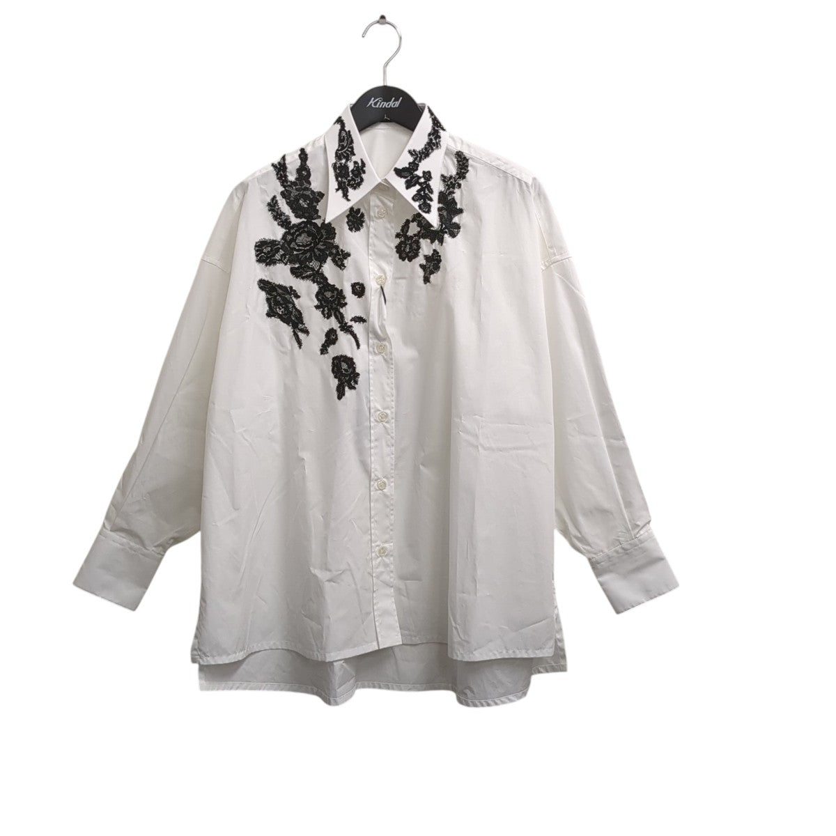 DOLCE ＆ GABBANA 24SSフラワーレースシャツF5P62T 古着・中古-1枚目のアイテム画像