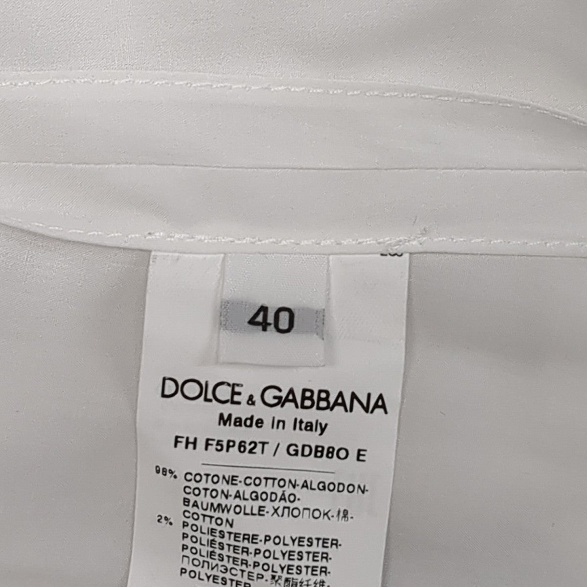DOLCE ＆ GABBANA 24SSフラワーレースシャツF5P62T 古着・中古-7枚目のアイテム画像