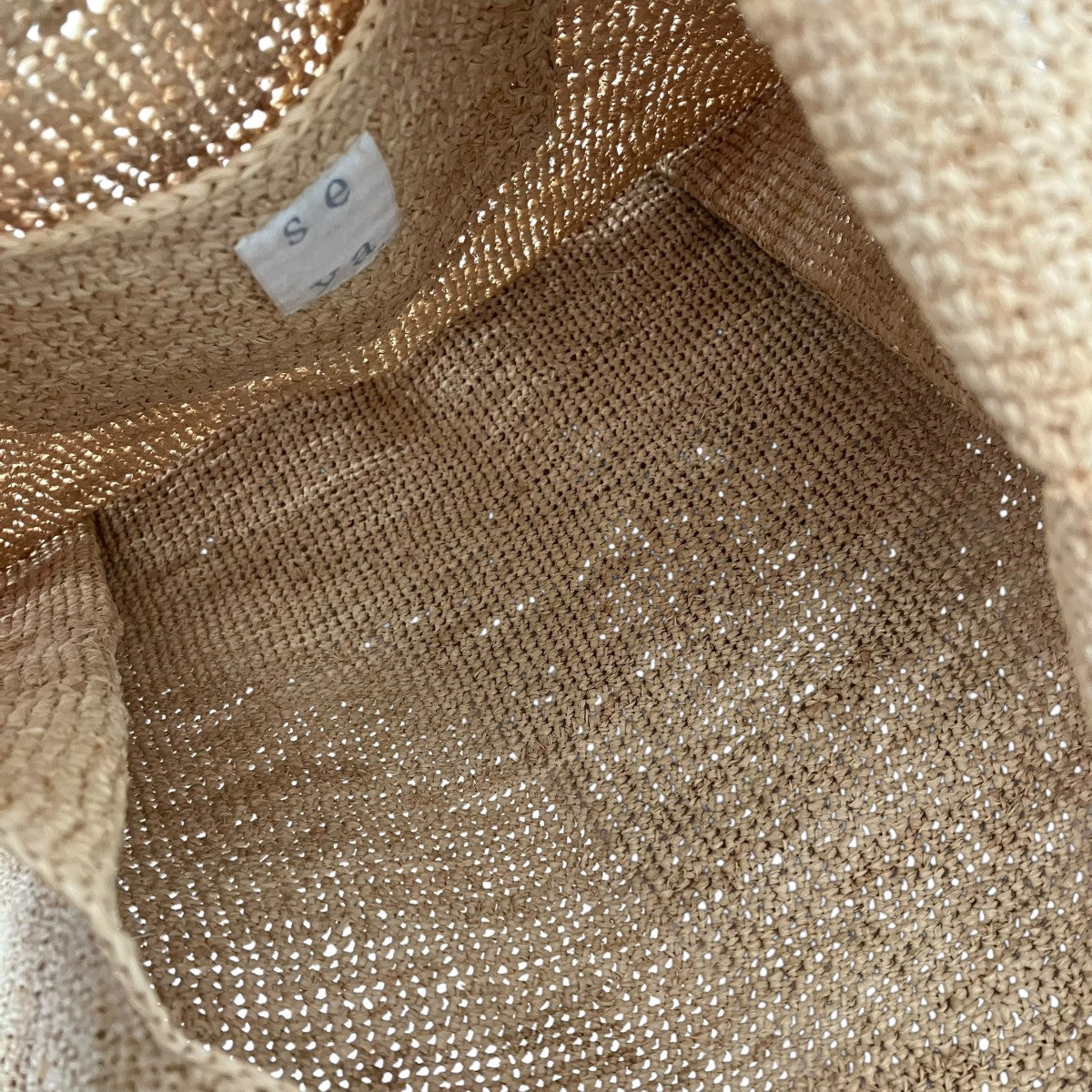 seya． RAFFIA SHOPPING BAGバッグ 古着・中古-6枚目のアイテム画像
