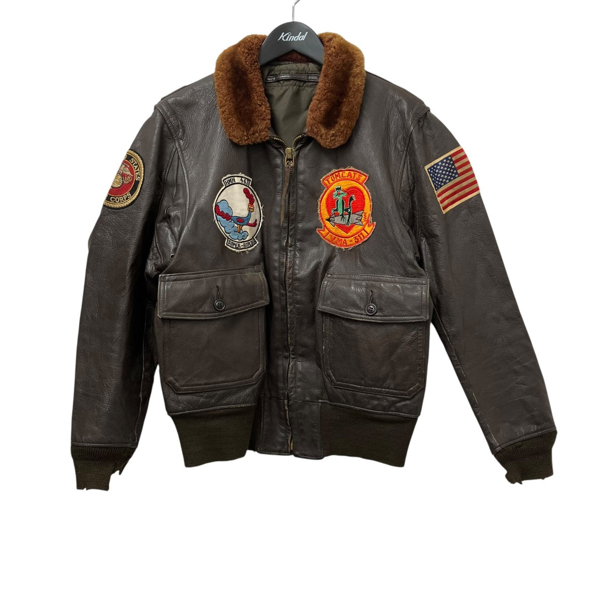 VINTAGE US NAVY G-1フライトジャケット 古着・中古-1枚目のアイテム画像
