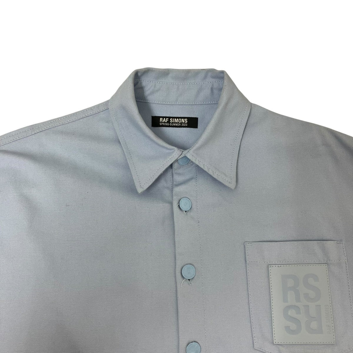 23SSOVERSIZED SHORT SLEEVED DENIM SHIRT半袖シャツ231-M245
