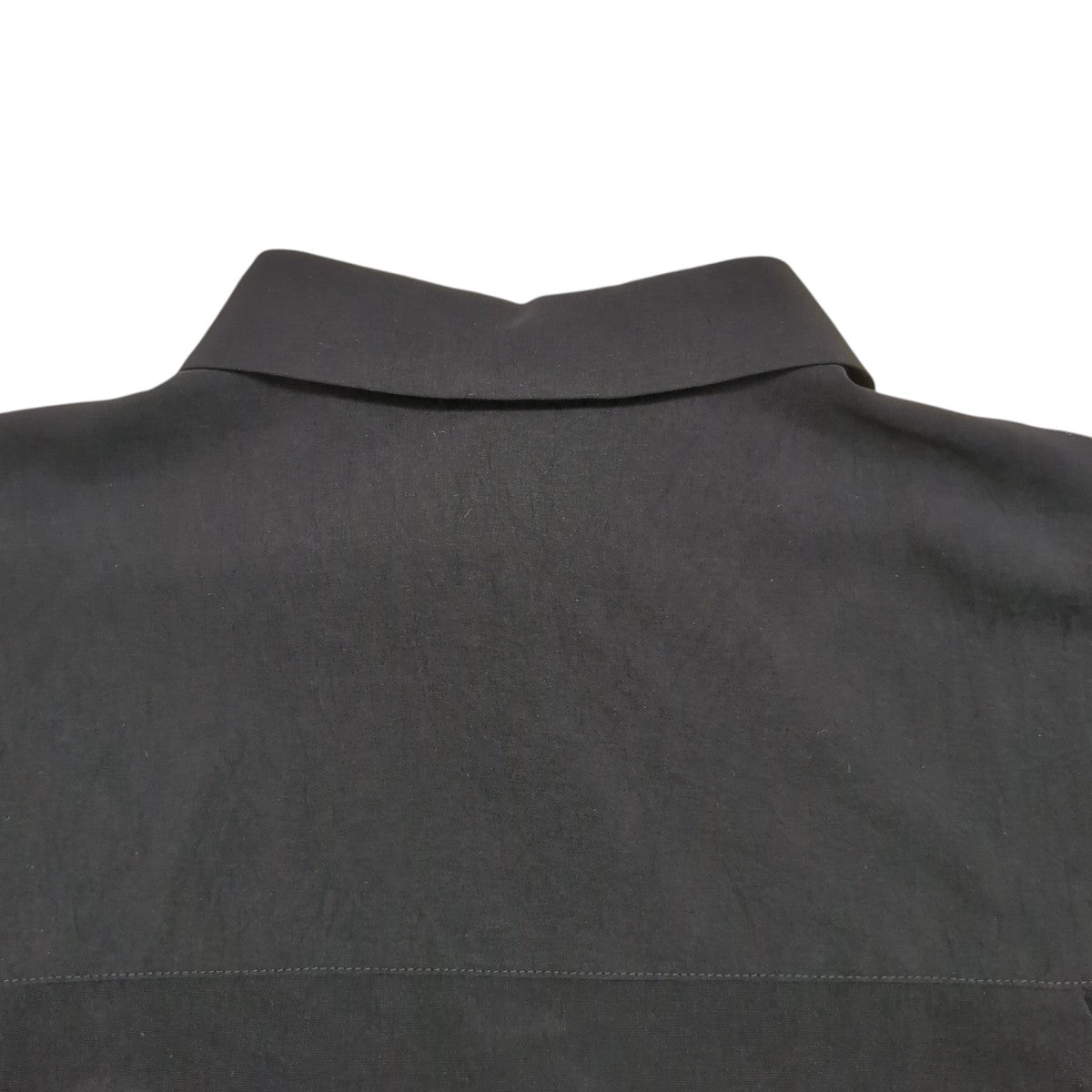 Y’s CREPE de CHINE FRONT PLACKET BLOUSEロングシャツYB-B02-500 古着・中古-4枚目のアイテム画像