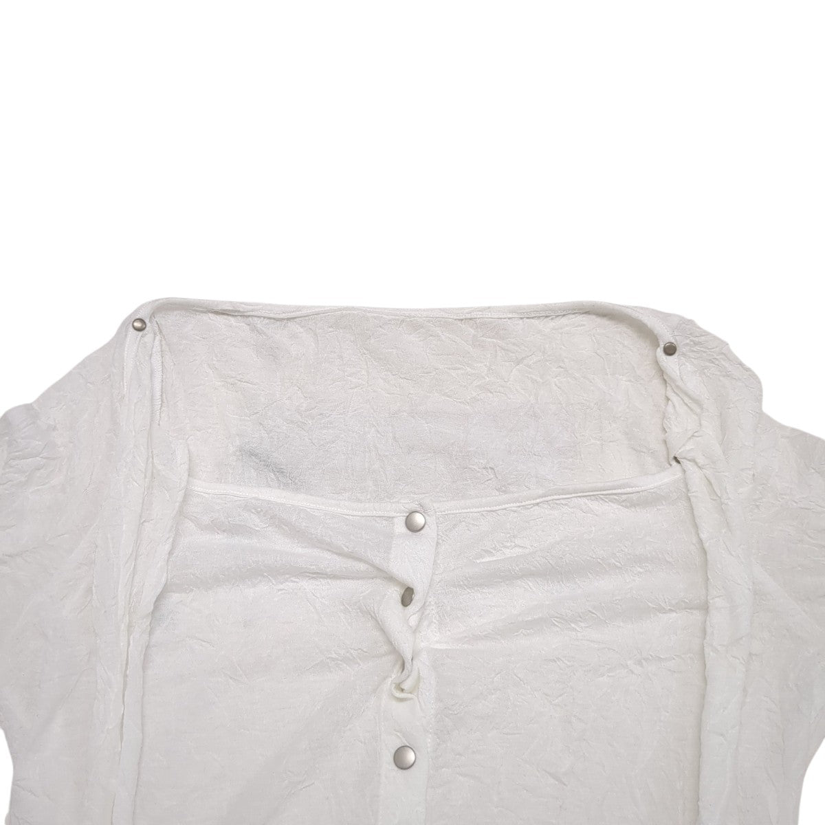 LIMI feu WASHER PLAIN STITCH CARDIGAN WITH RIBBONブラウスLP-T09-933 古着・中古-3枚目のアイテム画像