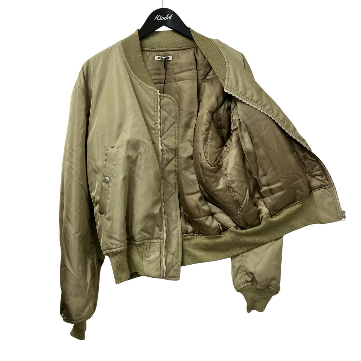 HIGH DENSITY SILK TWILL FLIGHT BLOUSONMA-1ジャケットA25SB01AS