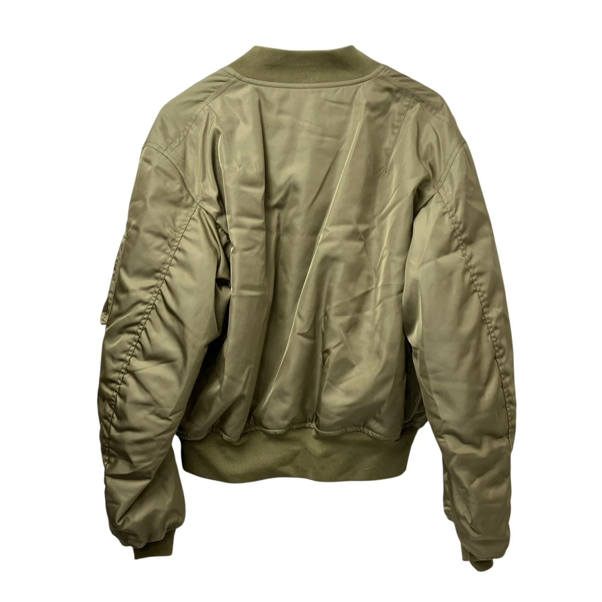 HIGH DENSITY SILK TWILL FLIGHT BLOUSONMA-1ジャケットA25SB01AS