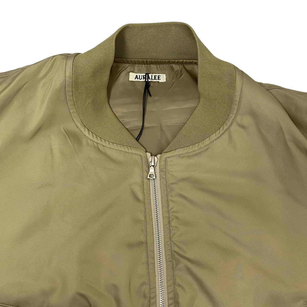 HIGH DENSITY SILK TWILL FLIGHT BLOUSONMA-1ジャケットA25SB01AS