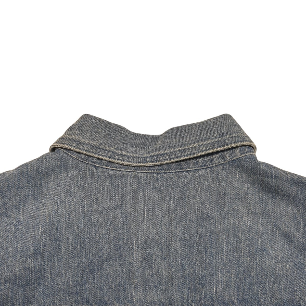 AURALEE SELVEDGE FADED LIGHT DENIM BLOUSONデニムジャケットA24SB01DE 古着・中古-5枚目のアイテム画像
