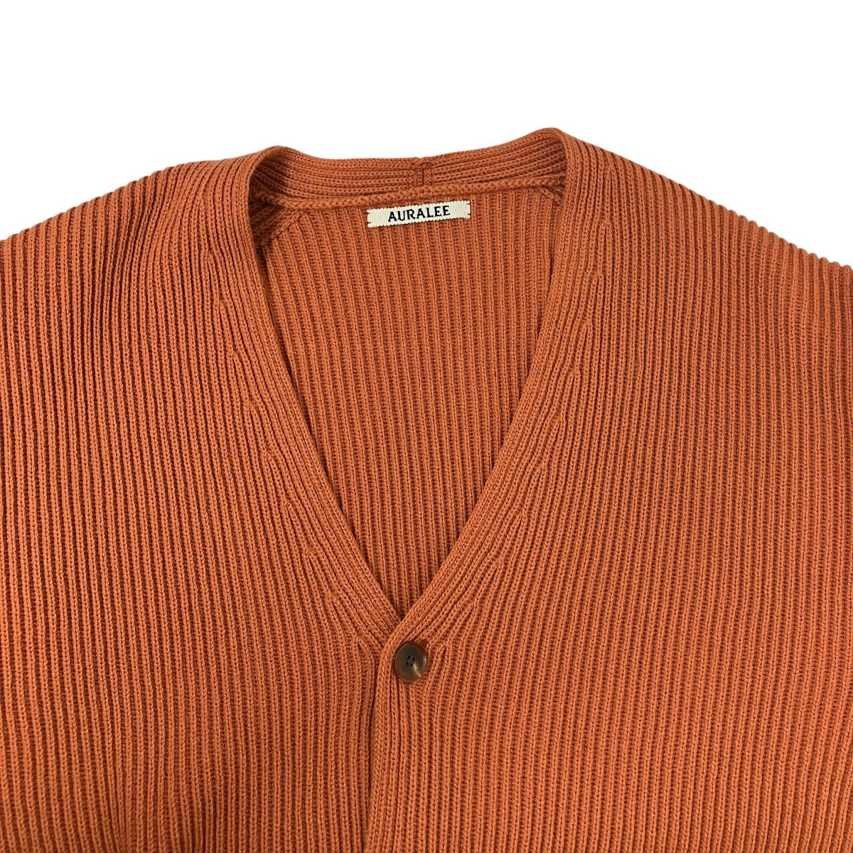 AURALEE SUPER FINE WOOL RIB KNIT BIG CARDIGANカーディガンA21AC03RK