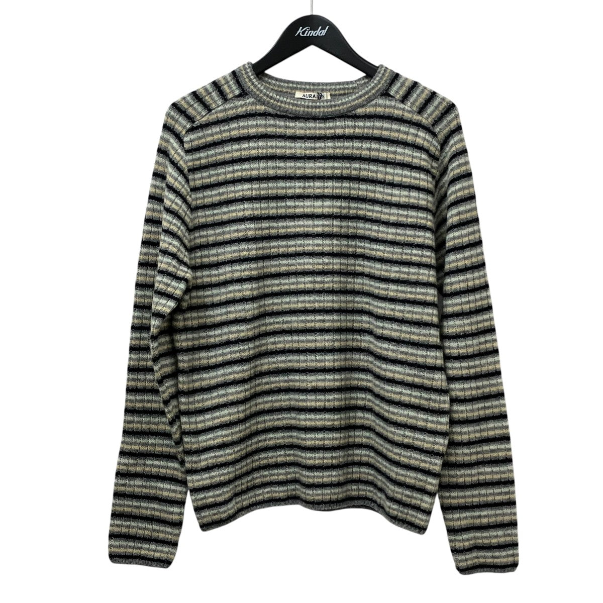 SHETLAND WOOL CASHMERE RIB KNIT P O薄手ニットA25AP01SB
