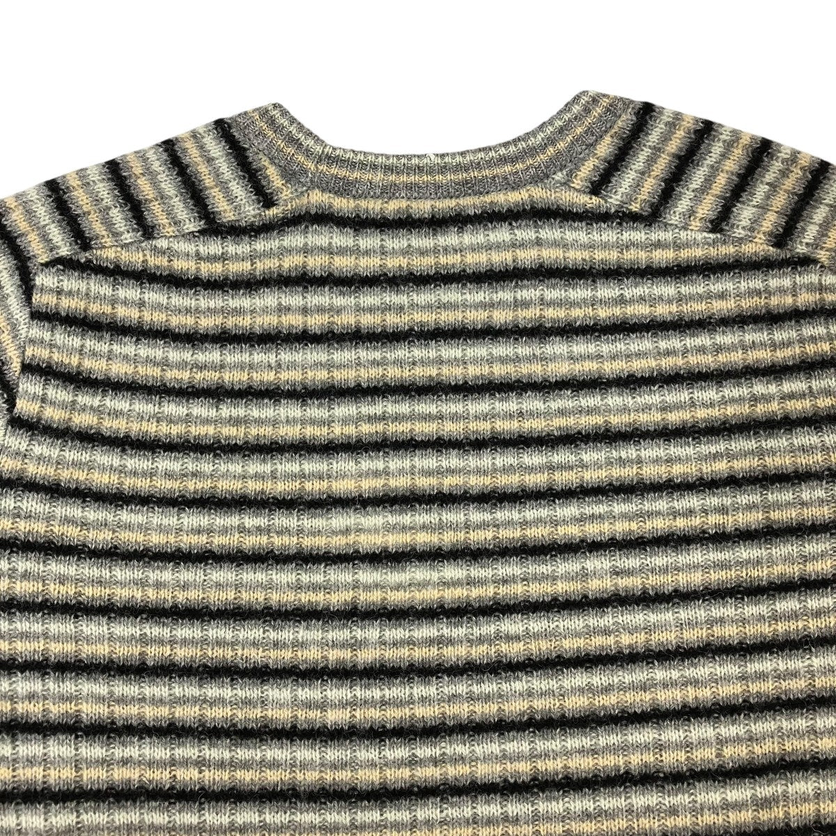 SHETLAND WOOL CASHMERE RIB KNIT P O薄手ニットA25AP01SB