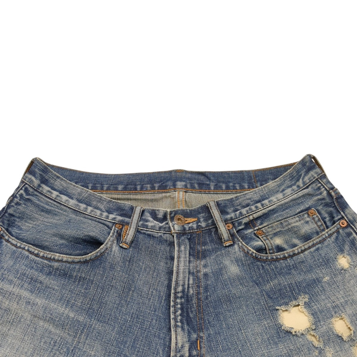 faded modern denim wideデニムパンツ