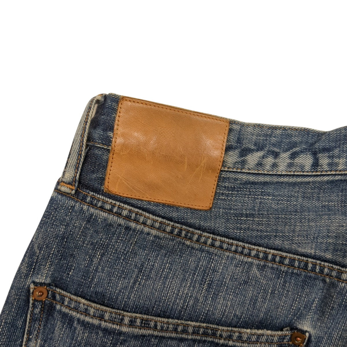 faded modern denim wideデニムパンツ