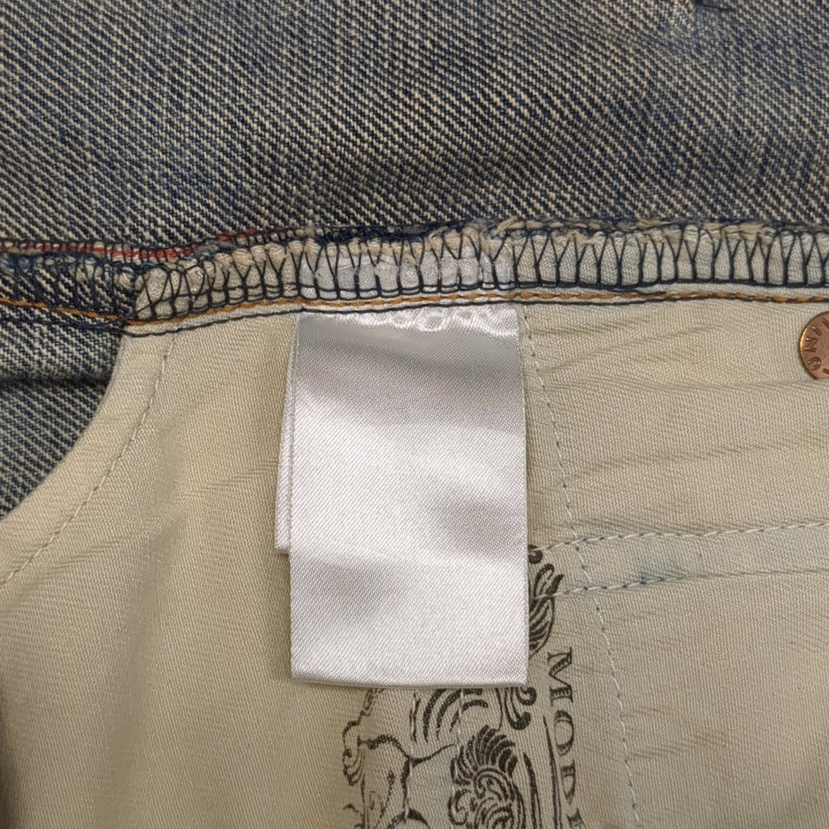 faded modern denim wideデニムパンツ