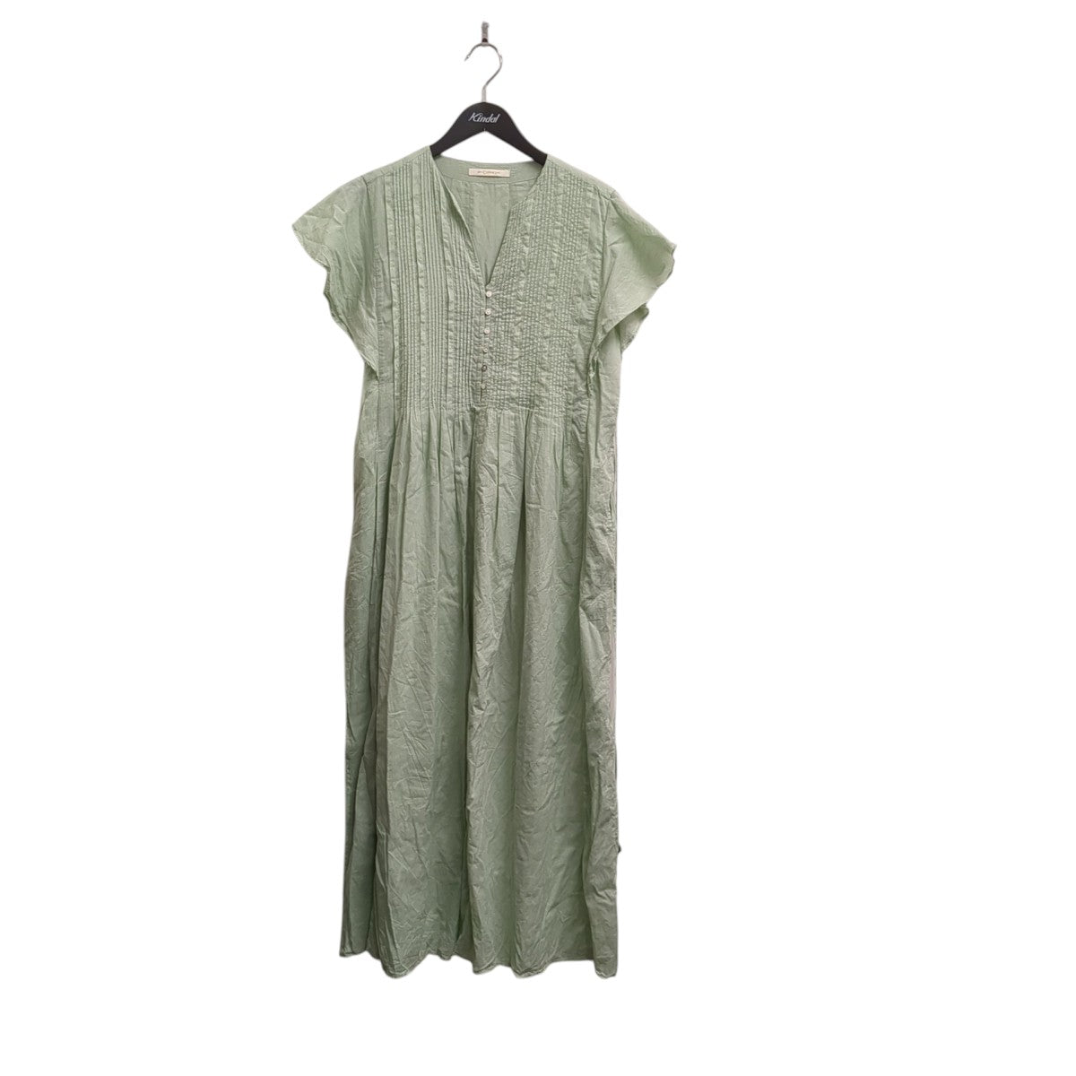 COTTON VOILE PIN TUCK DRE半袖ワンピース010551ZC7