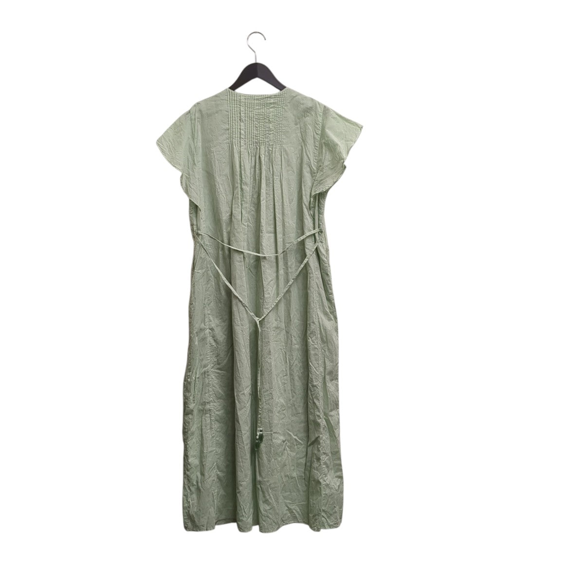 COTTON VOILE PIN TUCK DRE半袖ワンピース010551ZC7