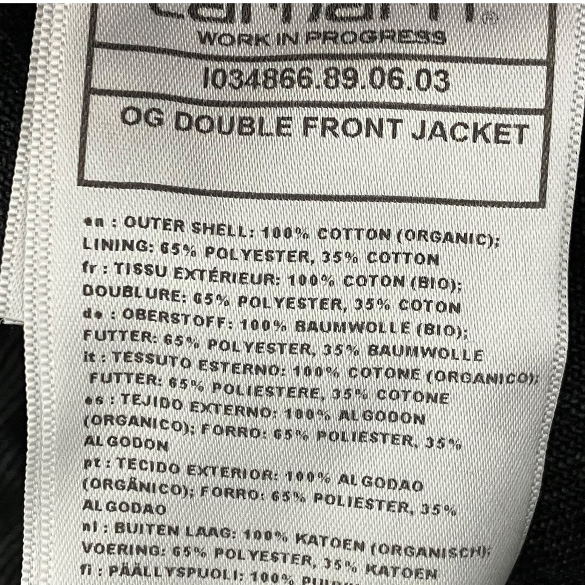OG DOUBLE FRONT JACKETジャケットI034866