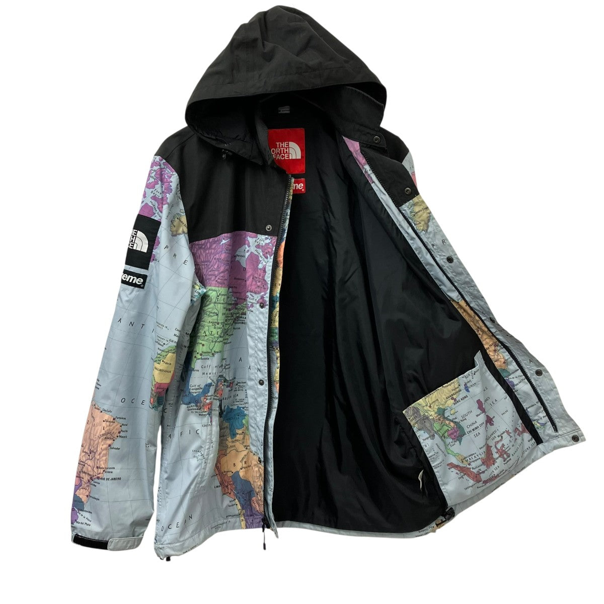 14SSEXPEDITION COACHES JACKET 世界地図ジャケット