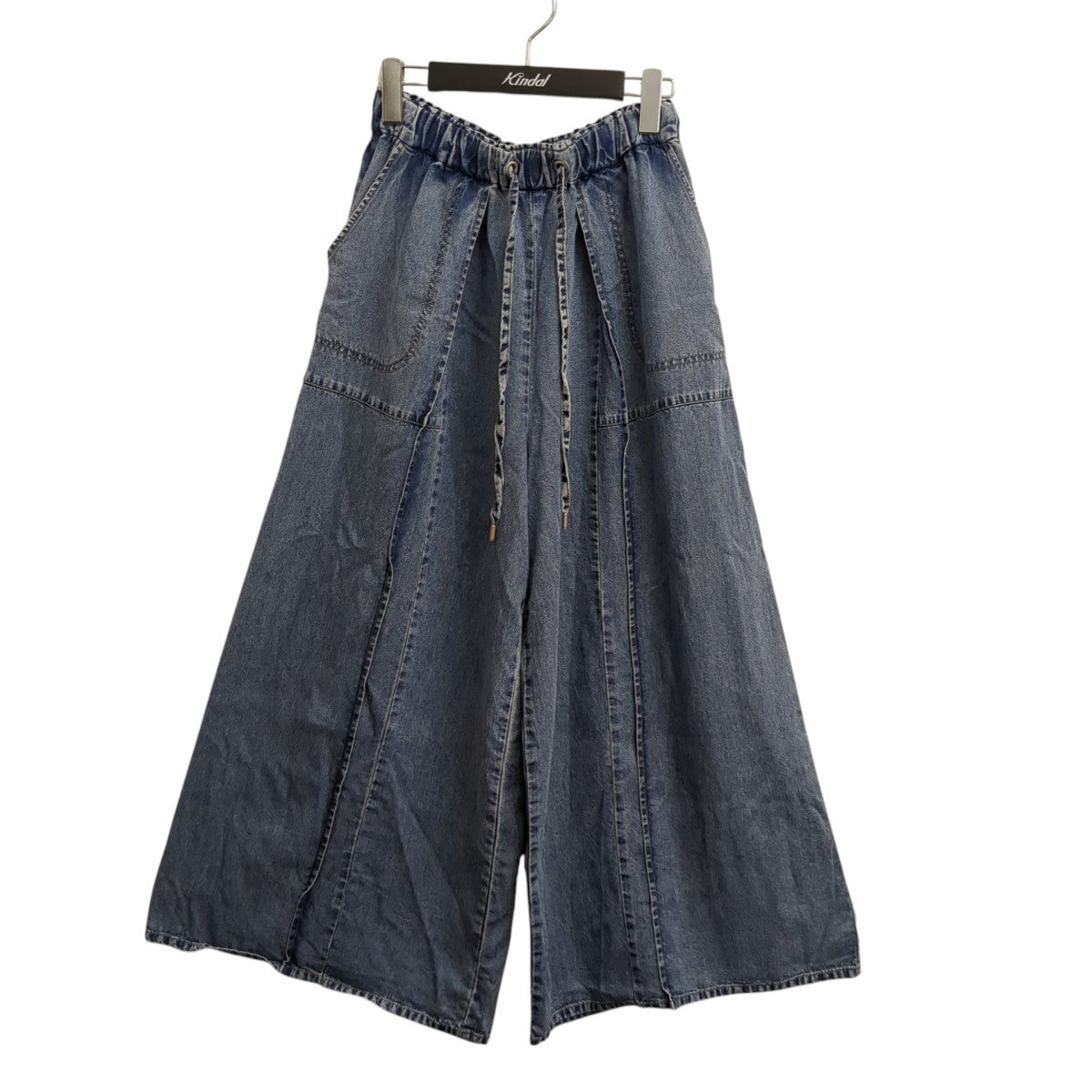 テンセルデニムワイドパンツデニムパンツ612-96023