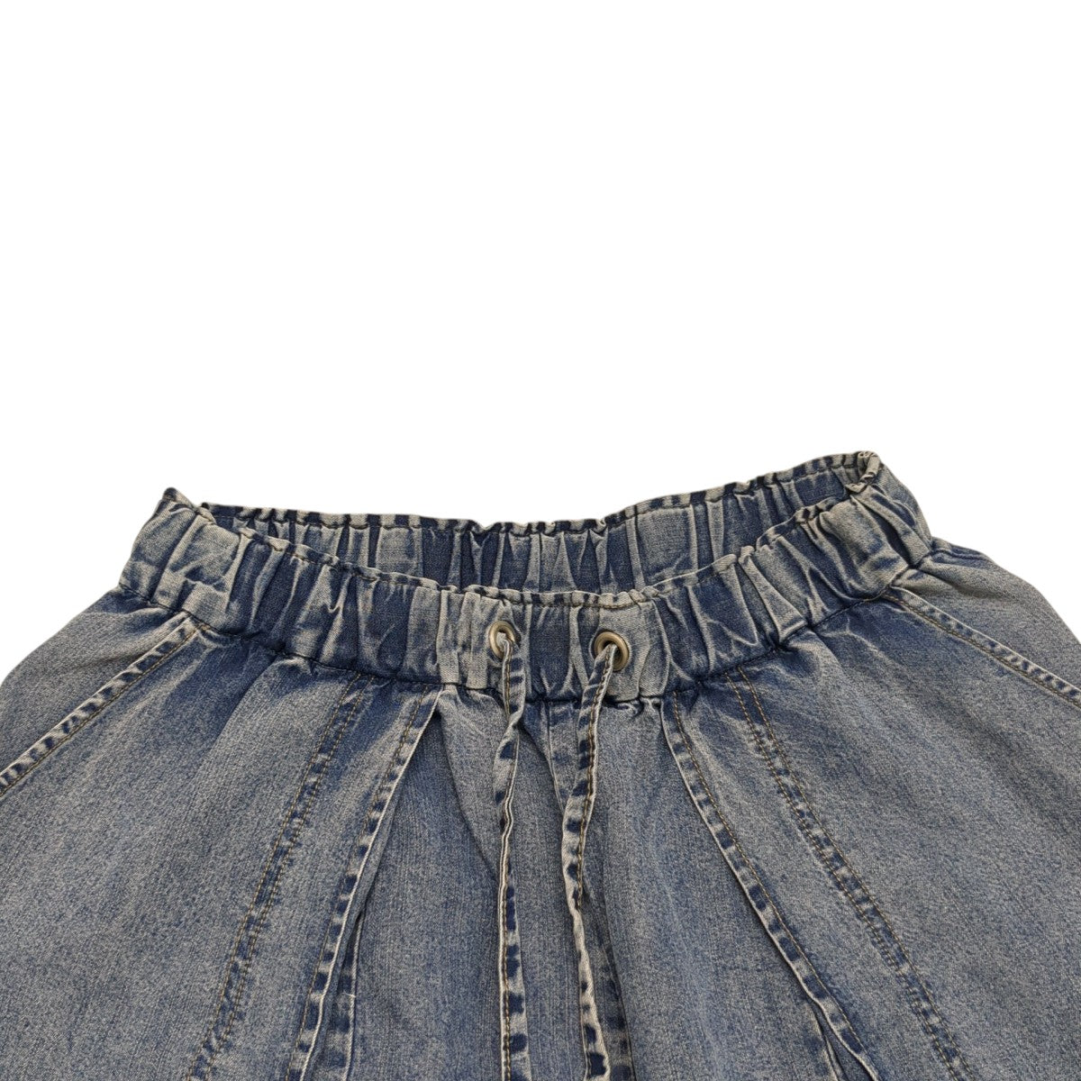 テンセルデニムワイドパンツデニムパンツ612-96023